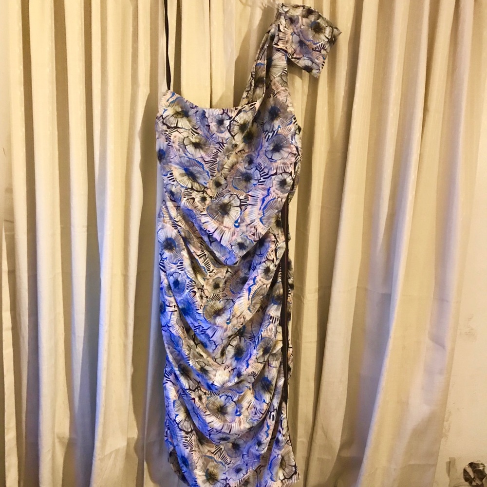 One shoulder midi Dress